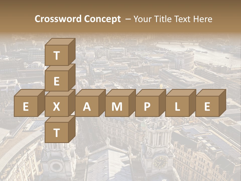 Structure Place River PowerPoint Template