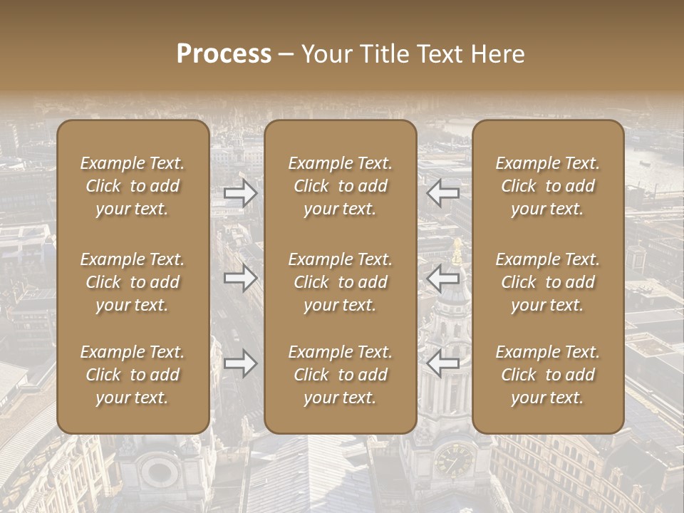 Structure Place River PowerPoint Template