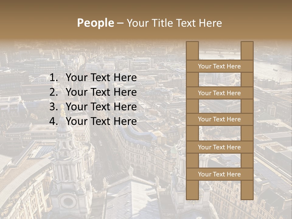 Structure Place River PowerPoint Template
