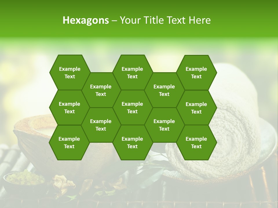 Massage Sunny Burning PowerPoint Template