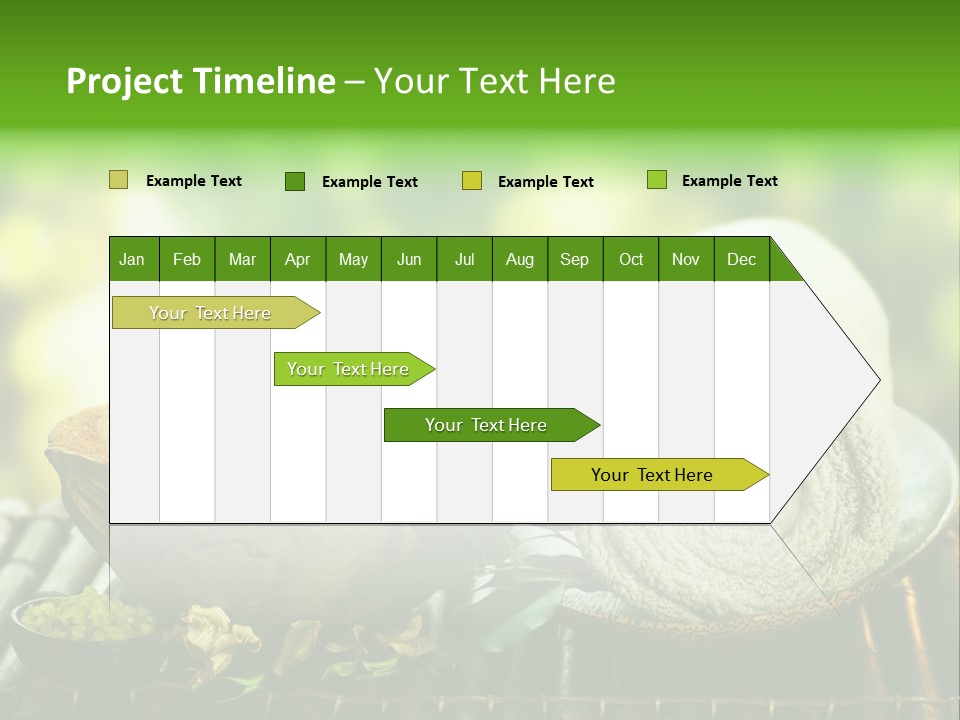 Massage Sunny Burning PowerPoint Template