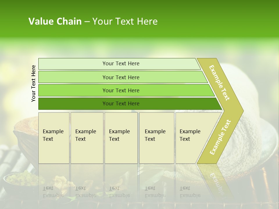 Massage Sunny Burning PowerPoint Template