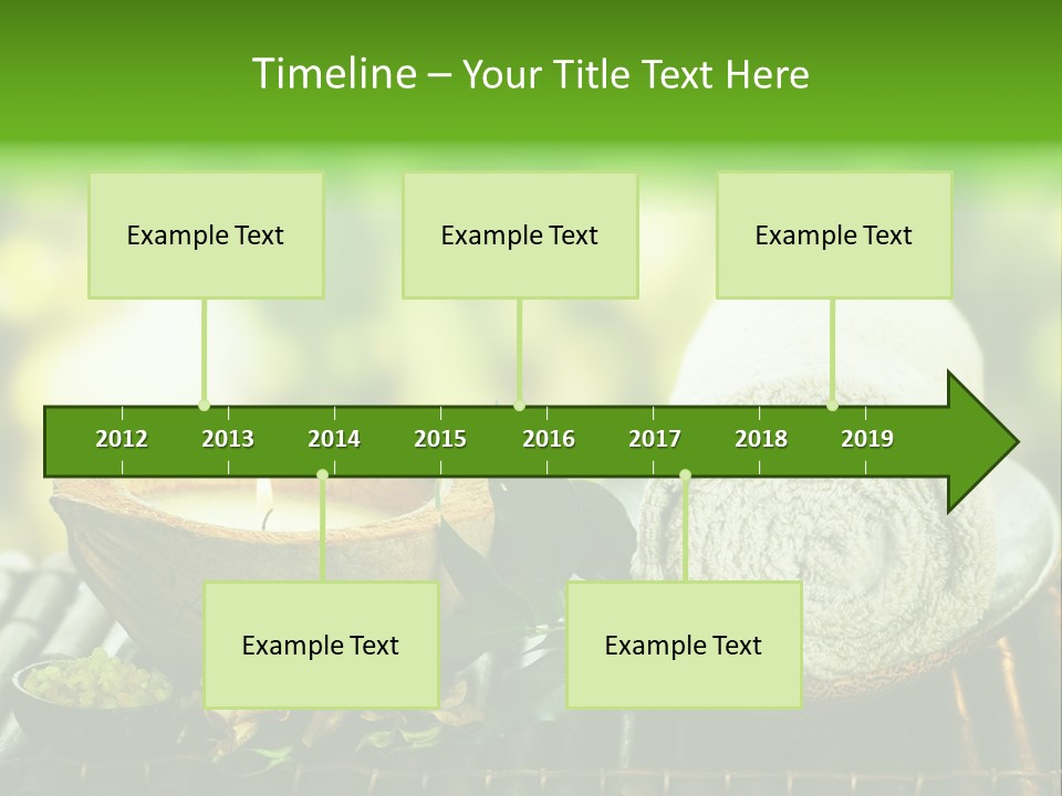 Massage Sunny Burning PowerPoint Template