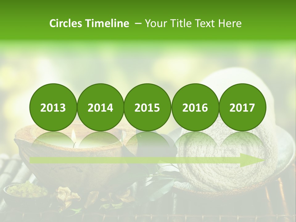 Massage Sunny Burning PowerPoint Template