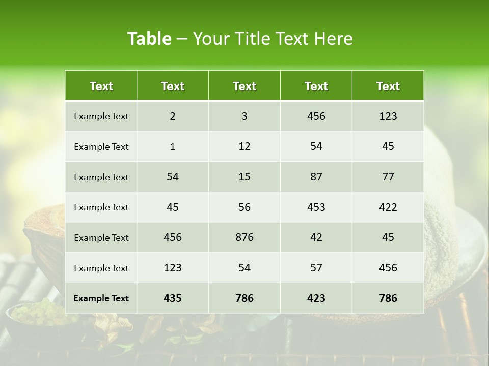 Massage Sunny Burning PowerPoint Template