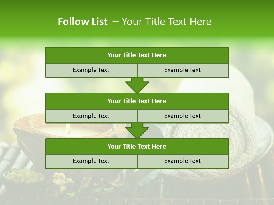 Massage Sunny Burning PowerPoint Template