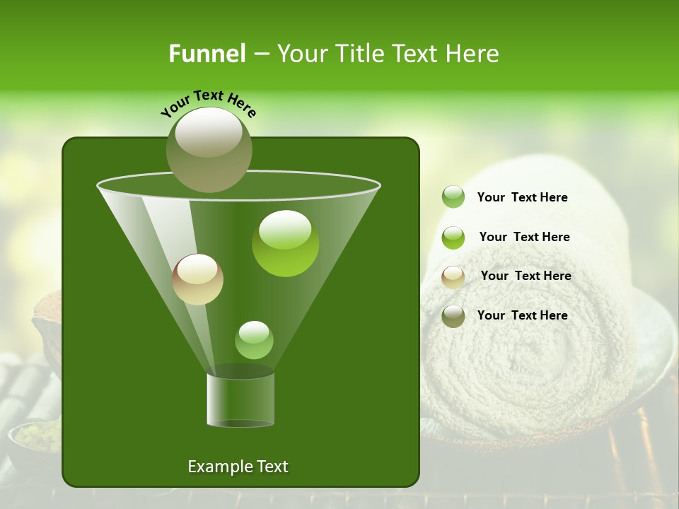 Massage Sunny Burning PowerPoint Template