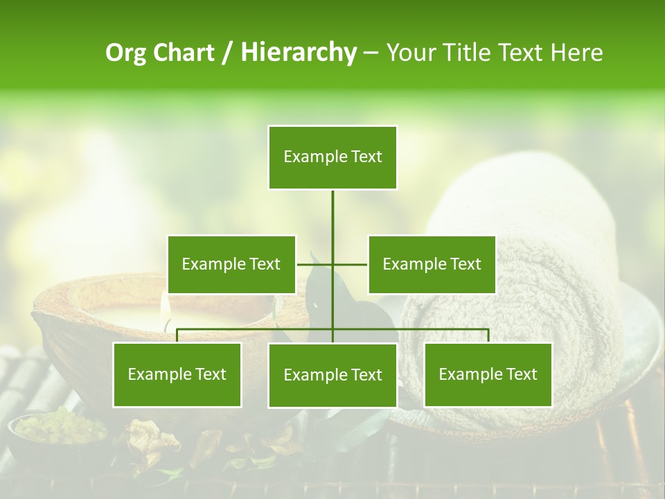 Massage Sunny Burning PowerPoint Template