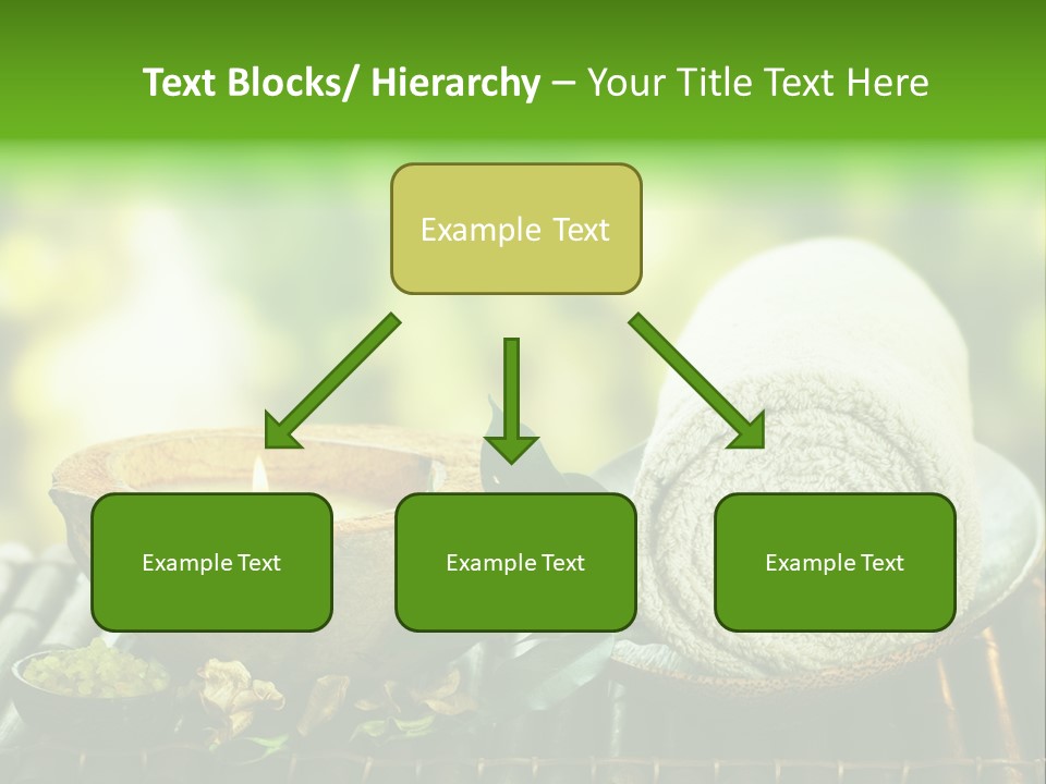 Massage Sunny Burning PowerPoint Template
