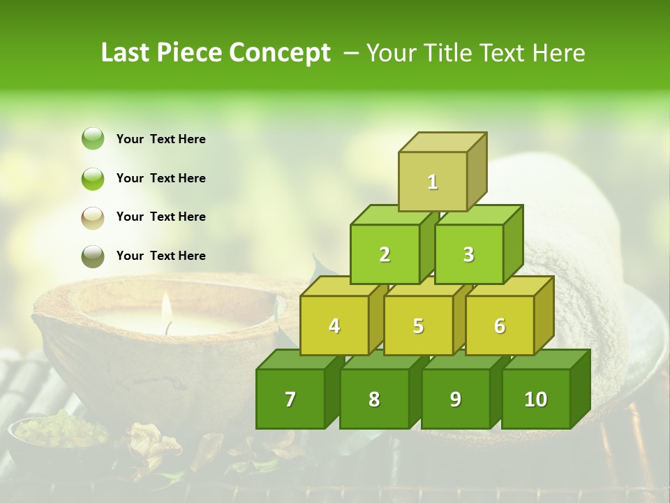 Massage Sunny Burning PowerPoint Template