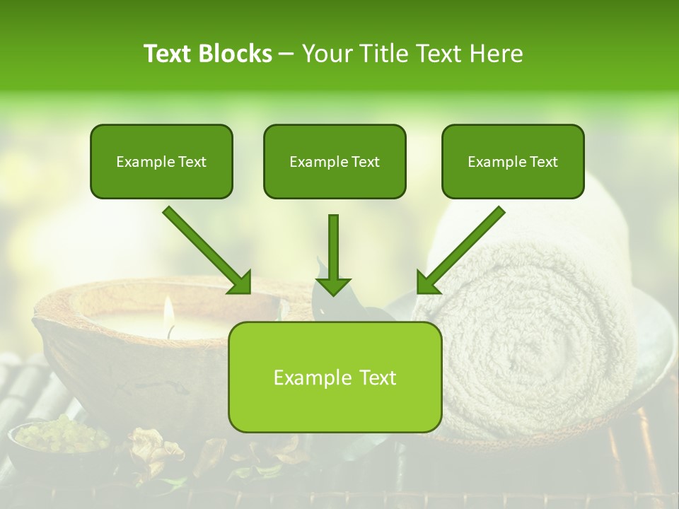 Massage Sunny Burning PowerPoint Template