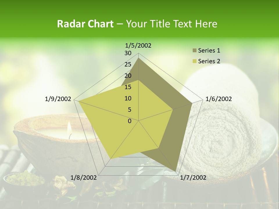 Massage Sunny Burning PowerPoint Template