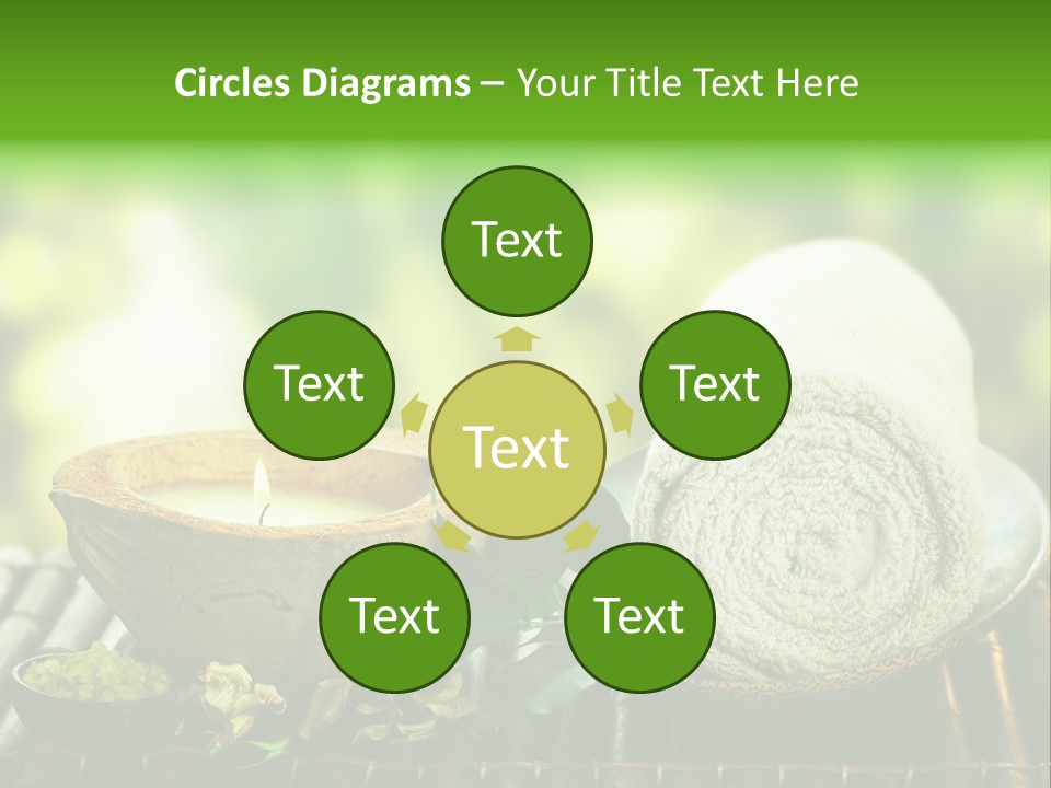 Massage Sunny Burning PowerPoint Template