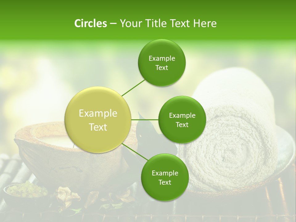 Massage Sunny Burning PowerPoint Template