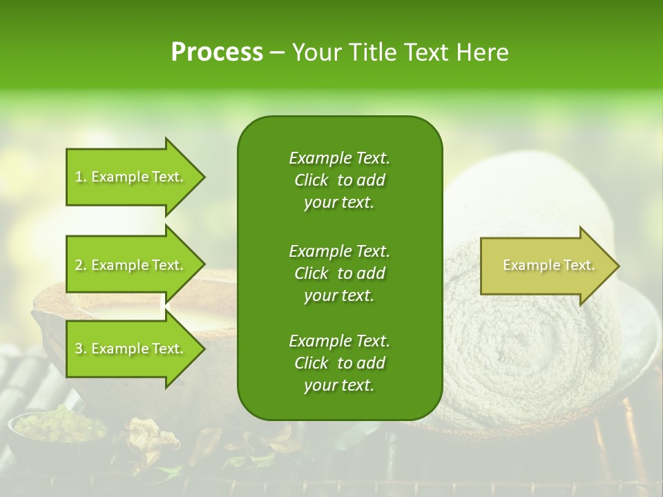 Massage Sunny Burning PowerPoint Template