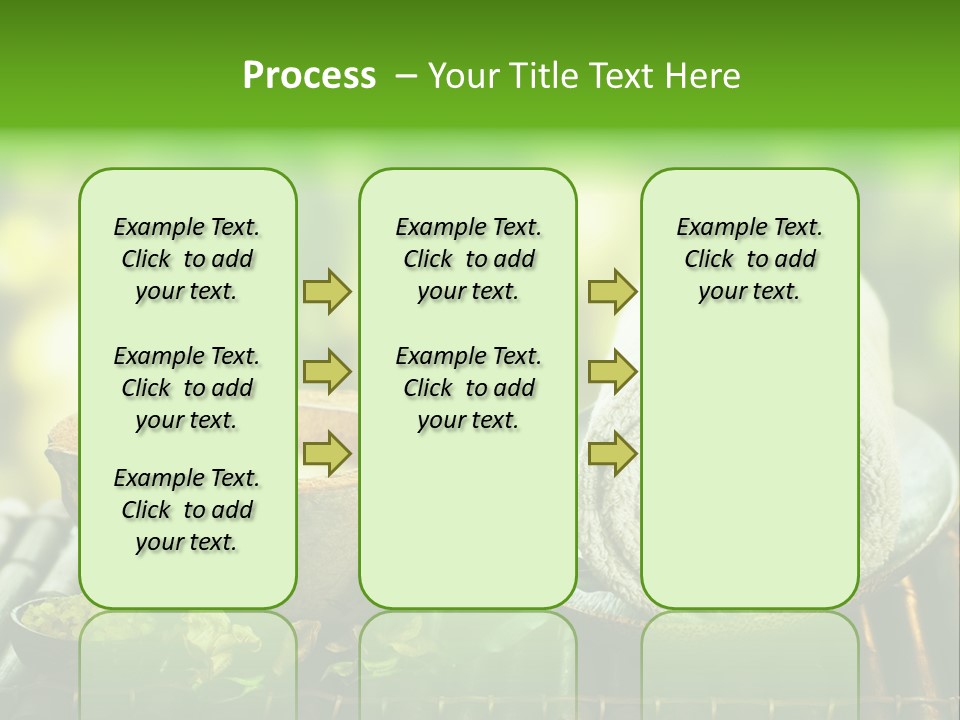 Massage Sunny Burning PowerPoint Template