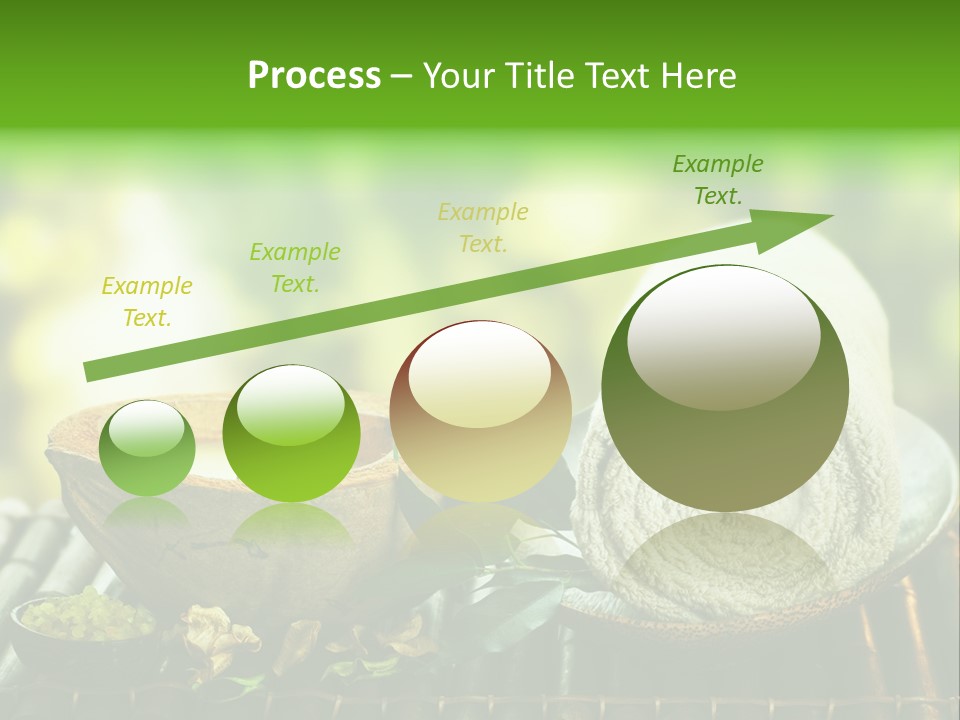 Massage Sunny Burning PowerPoint Template