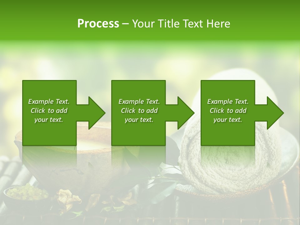 Massage Sunny Burning PowerPoint Template