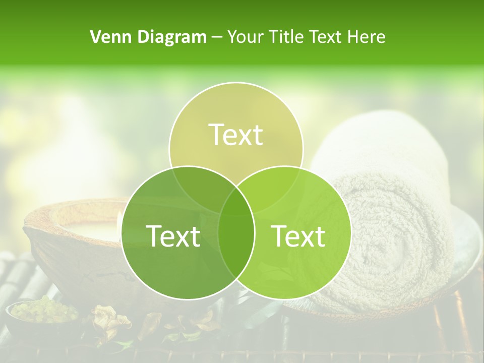 Massage Sunny Burning PowerPoint Template