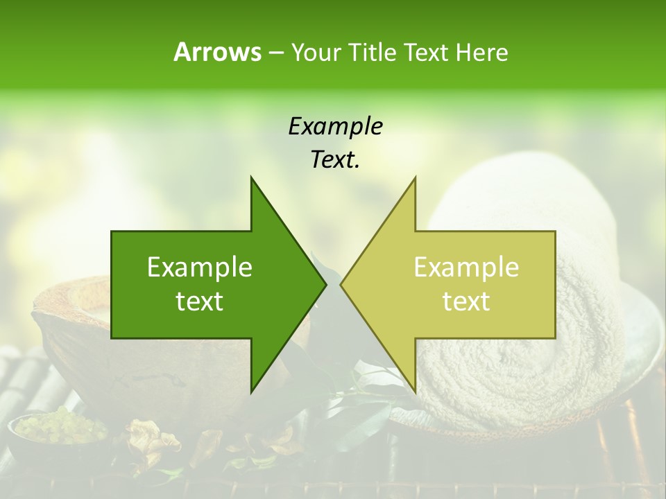 Massage Sunny Burning PowerPoint Template