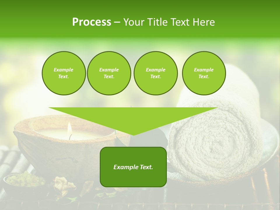 Massage Sunny Burning PowerPoint Template