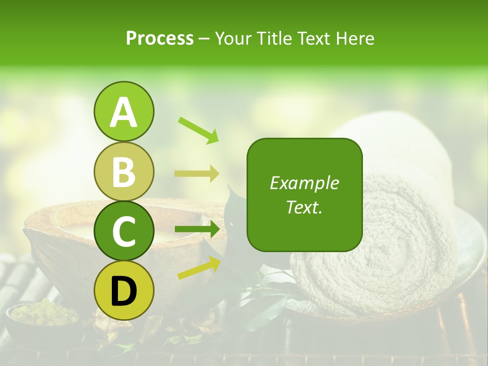 Massage Sunny Burning PowerPoint Template