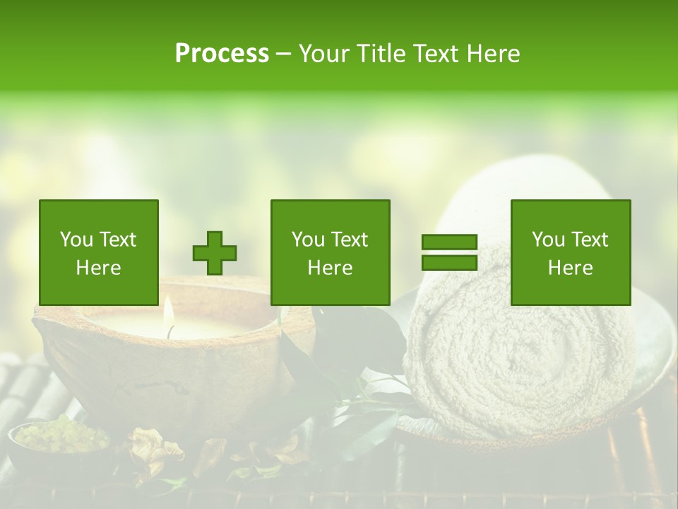 Massage Sunny Burning PowerPoint Template