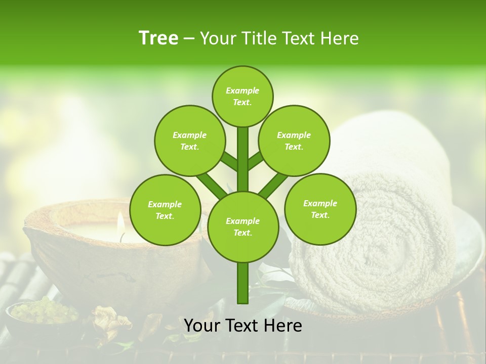 Massage Sunny Burning PowerPoint Template