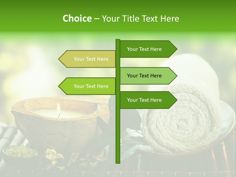 Massage Sunny Burning PowerPoint Template