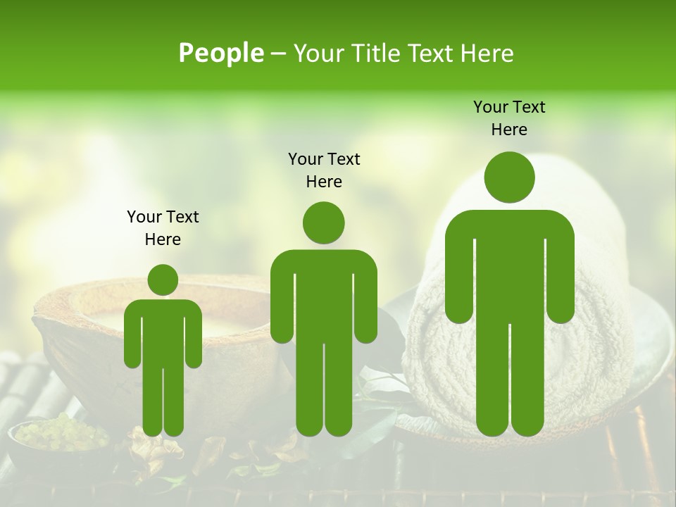 Massage Sunny Burning PowerPoint Template