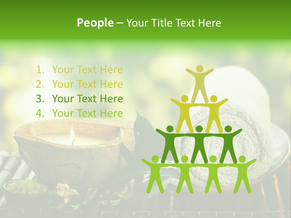 Massage Sunny Burning PowerPoint Template
