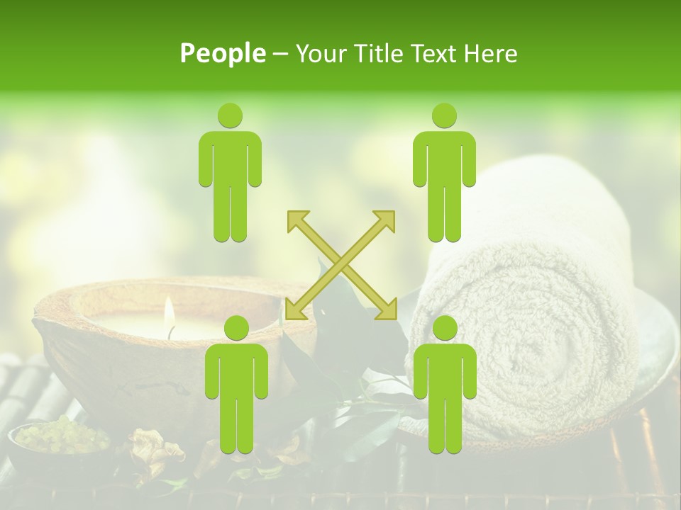 Massage Sunny Burning PowerPoint Template