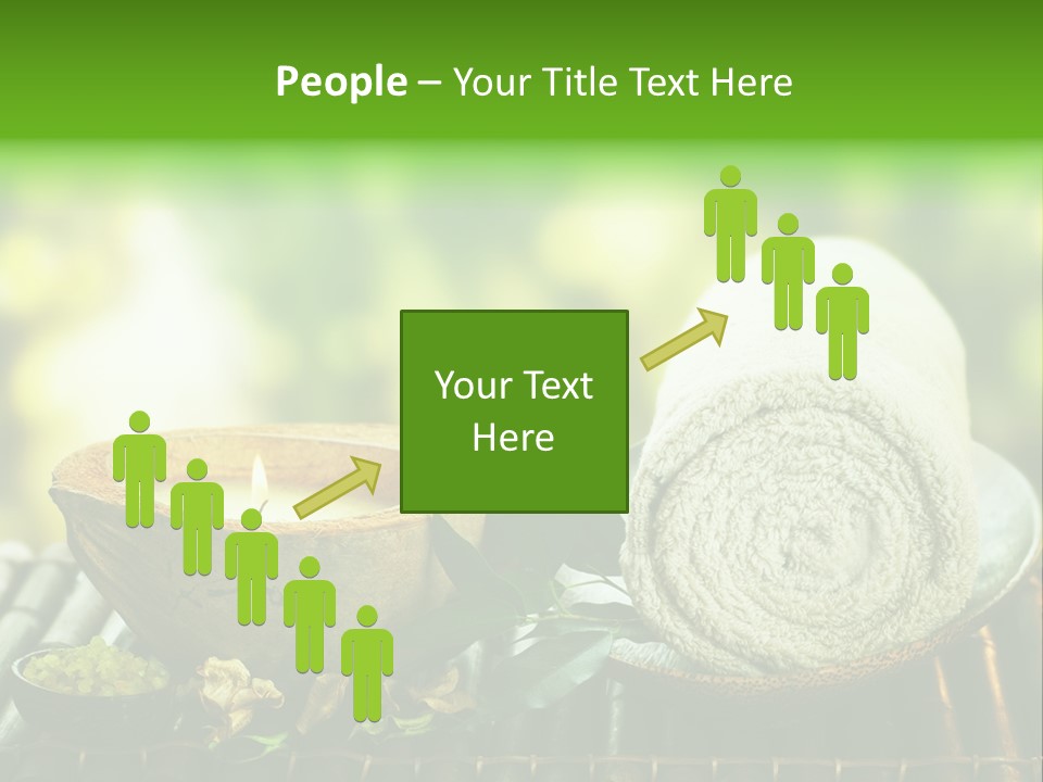 Massage Sunny Burning PowerPoint Template