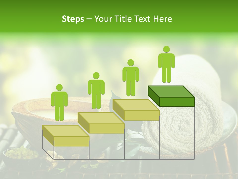 Massage Sunny Burning PowerPoint Template
