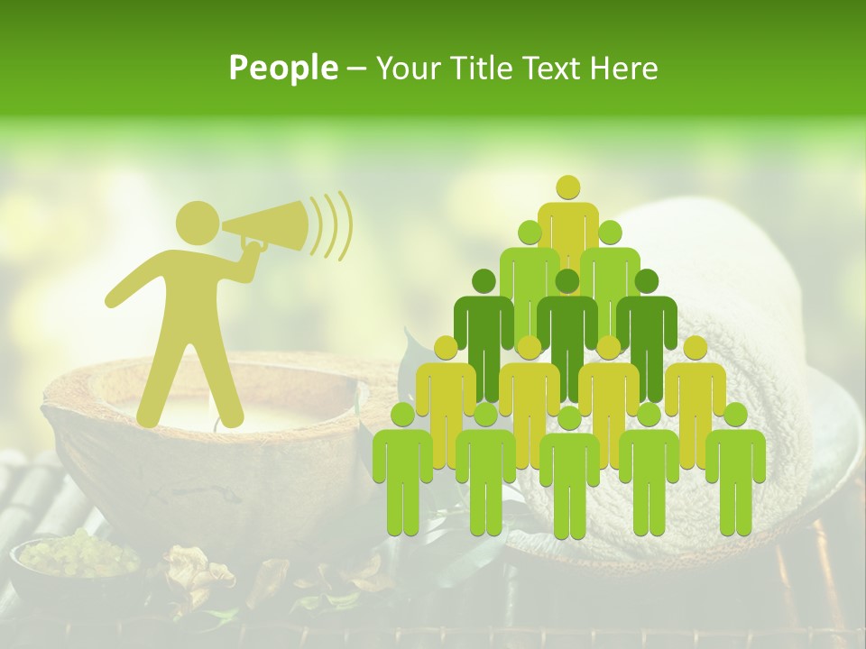 Massage Sunny Burning PowerPoint Template