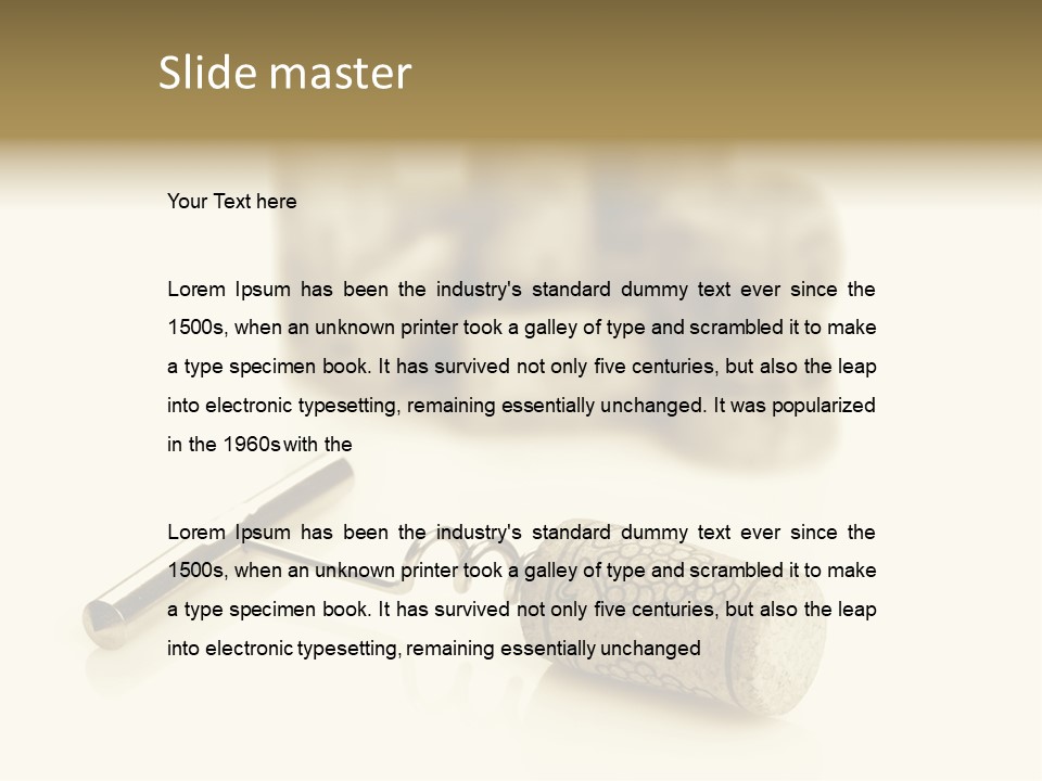 Alcohol Beverage Drink PowerPoint Template