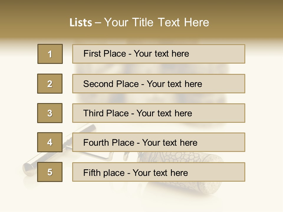 Alcohol Beverage Drink PowerPoint Template