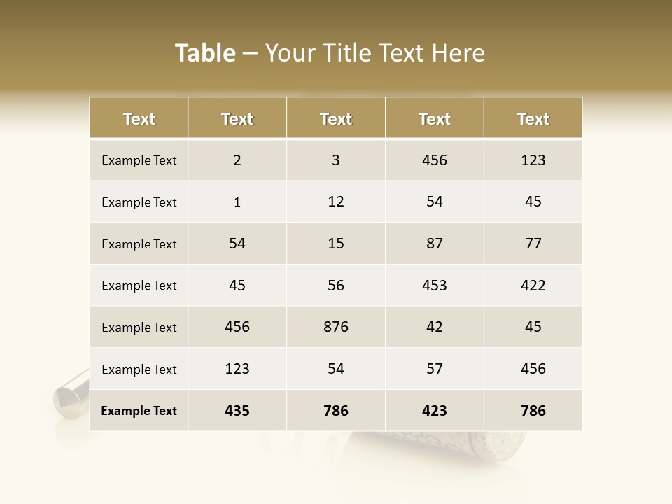 Alcohol Beverage Drink PowerPoint Template