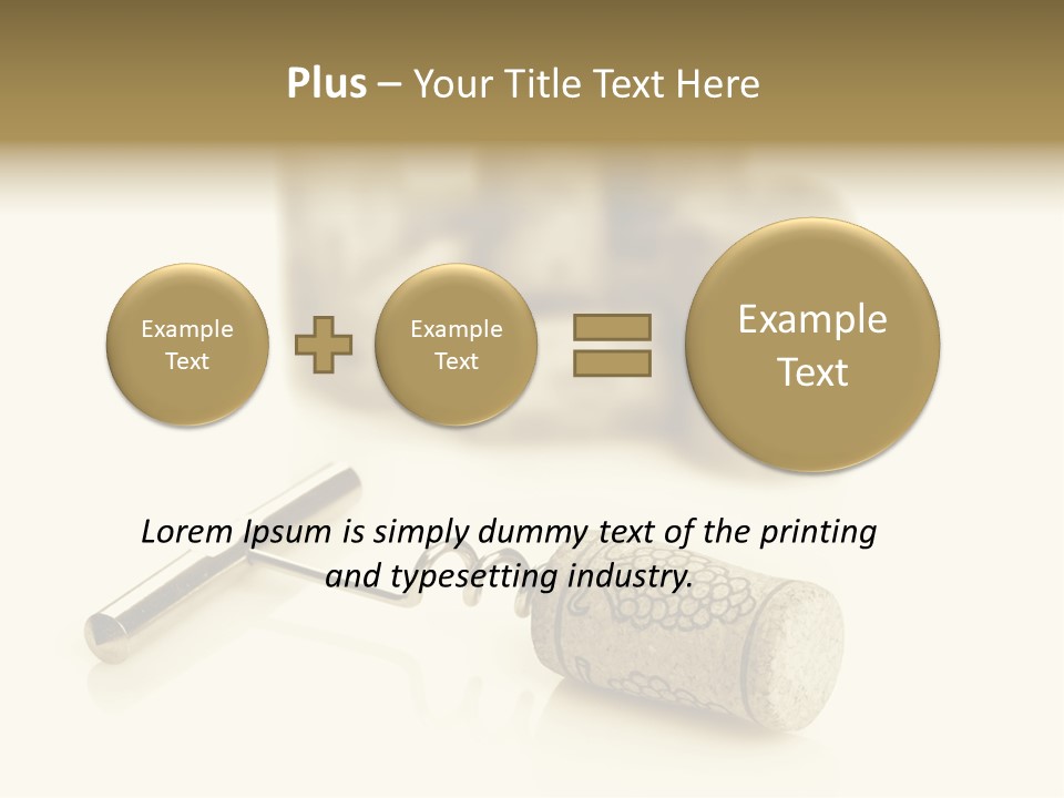 Alcohol Beverage Drink PowerPoint Template