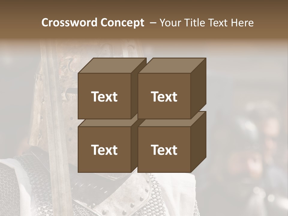Battle Malta Armor PowerPoint Template