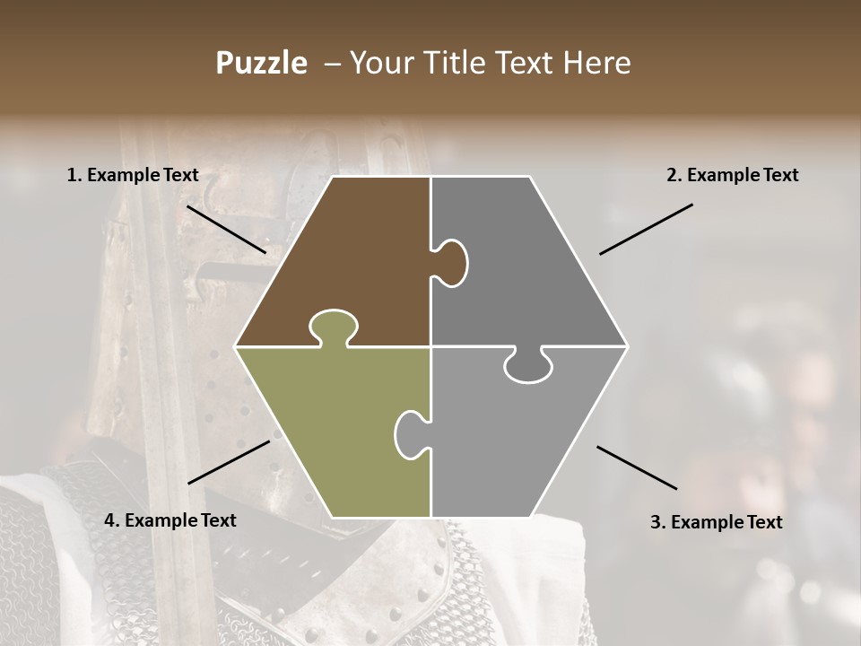 Battle Malta Armor PowerPoint Template