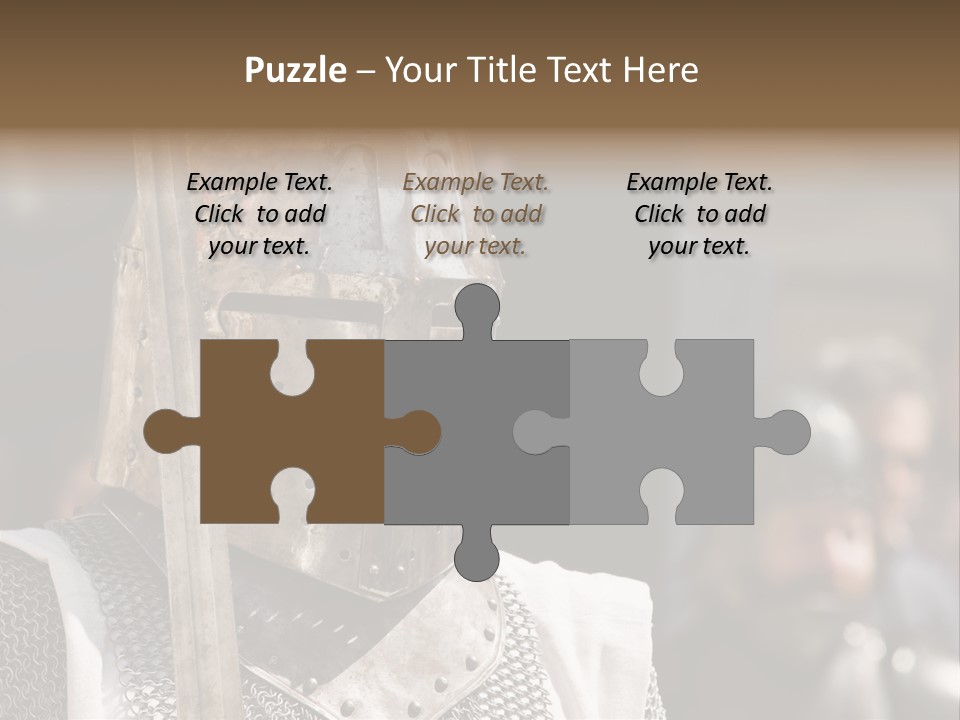 Battle Malta Armor PowerPoint Template