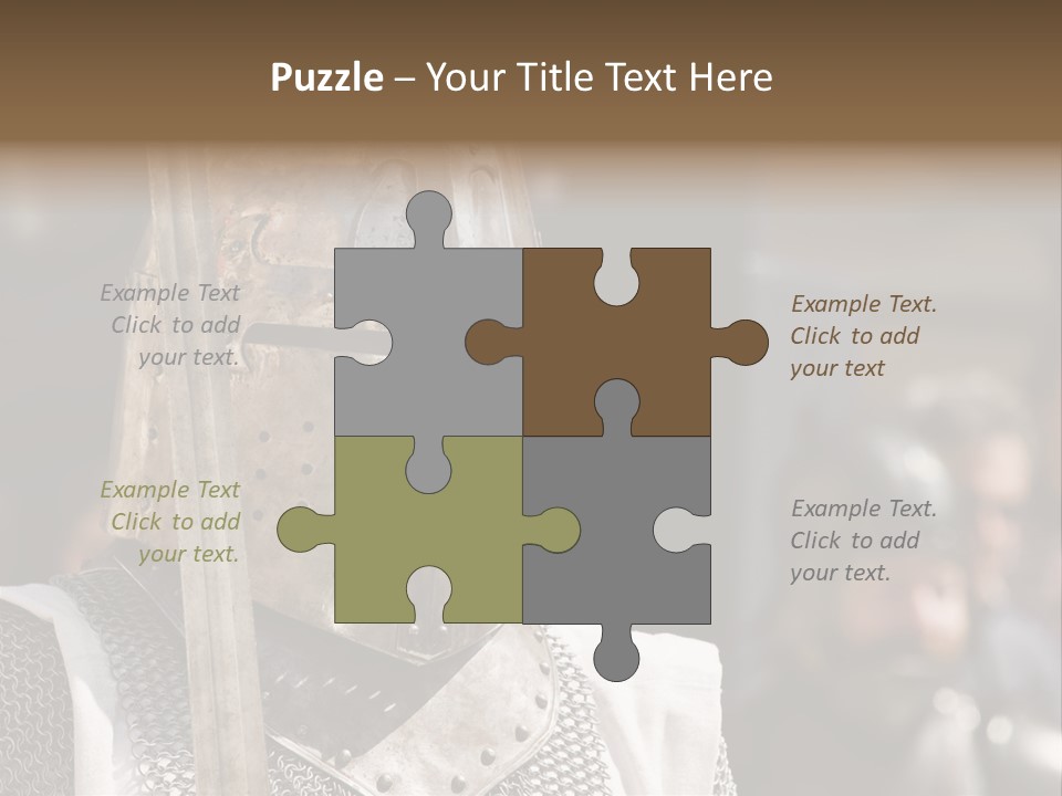 Battle Malta Armor PowerPoint Template