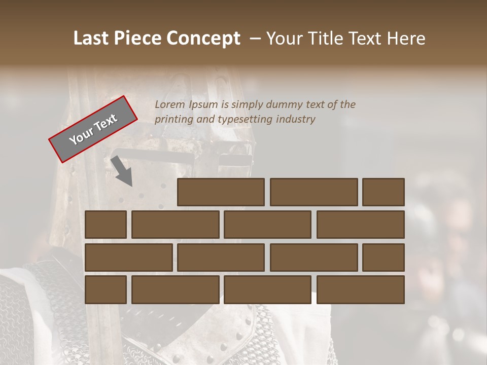 Battle Malta Armor PowerPoint Template