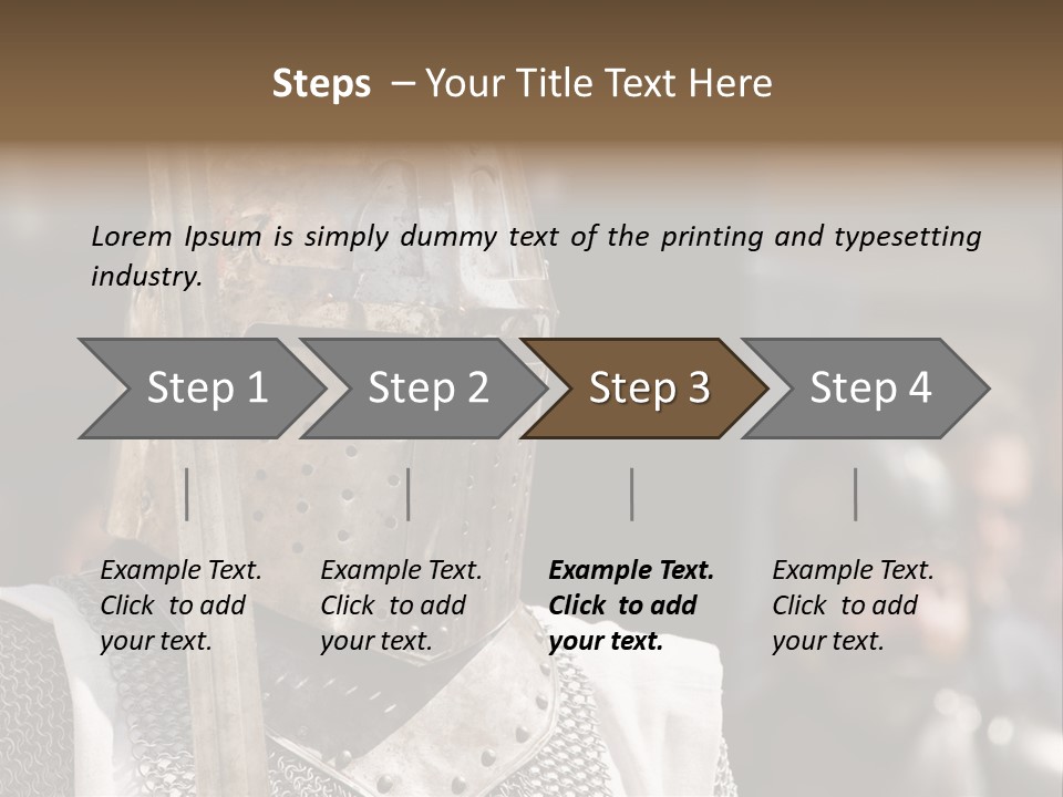 Battle Malta Armor PowerPoint Template