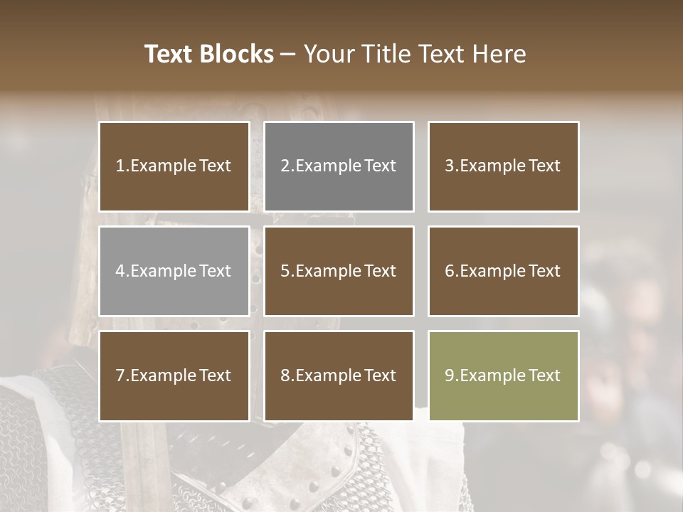 Battle Malta Armor PowerPoint Template