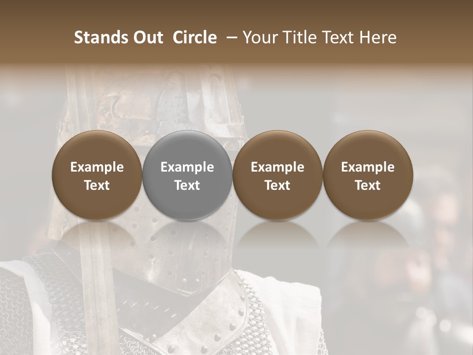 Battle Malta Armor PowerPoint Template