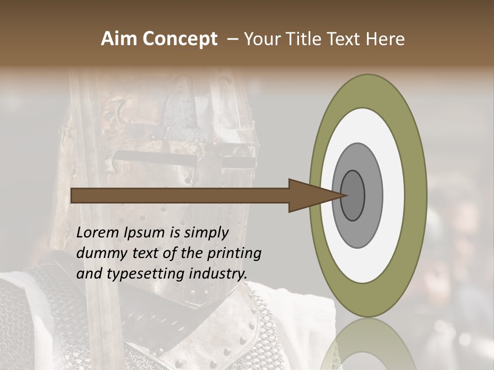 Battle Malta Armor PowerPoint Template