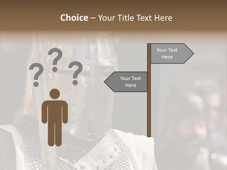 Battle Malta Armor PowerPoint Template