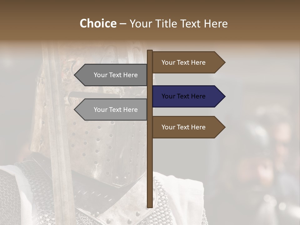 Battle Malta Armor PowerPoint Template